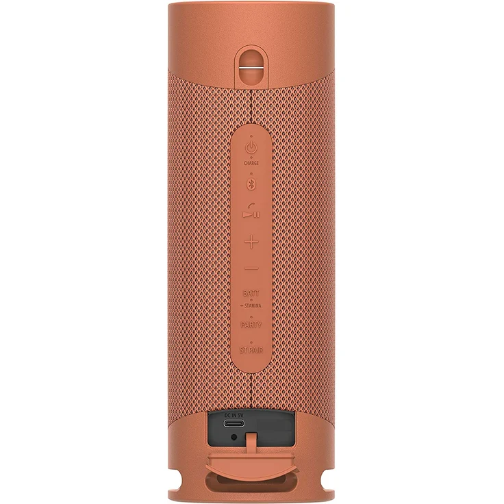 Sony SRS-XB23 tragbarer, kabelloser Bluetooth Lautsprecher (12h Akkulaufzeit, wasserabweisend, Extra Bass), rot – Bild 2
