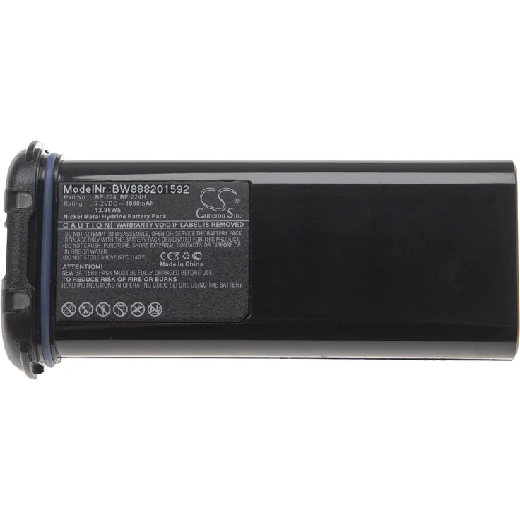 VHBW Akku kompatibel mit Icom IC-M21, IC-M2A, IC-M31, IC-M32 Funkgerät, Walkie Talkie (1800mAh 7,2V NiMH)