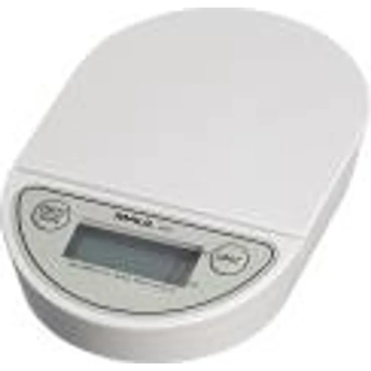 Maul 1622002 Briefwaage MAULoval, Batterie, Tragkraft 2000 g, weiß