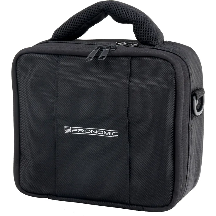 Pronomic RB-Flex Transporttasche für Handyrecorder, Digitalkamera, Mikrofone, DJ-PA Zubehör (mehrere Fächer zum sicheren Verstauen, zusätzliches Seitenfach, zusätzlicher Schutzüberzug, 2cm Polsterung)