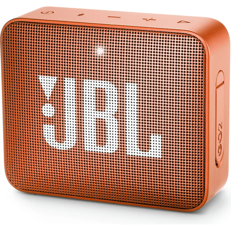JBL GO 2 Mini Bluetooth-Lautsprecher mit Mikrofon, wasserdicht, Orange – Bild 1