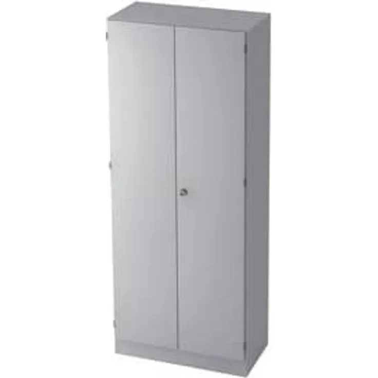 Garderobenschrank 5OH grau HAMMERBACHER V6200/5/5/SG Solid