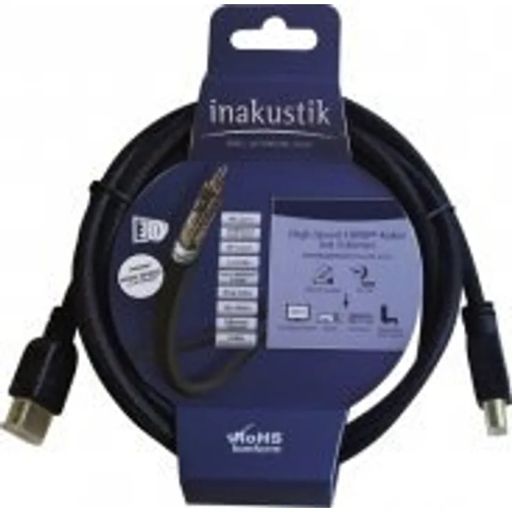 Inakustik HDMI-Kabel 5m High Speed mit Ethernet