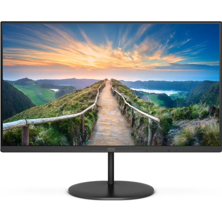 AOC U27V4EA - 27 Zoll, 4K Ultra HD (3840 x 2160), IPS-Panel, 60Hz, 4ms, 350cd/m² (U27V4EA) – Bild 1