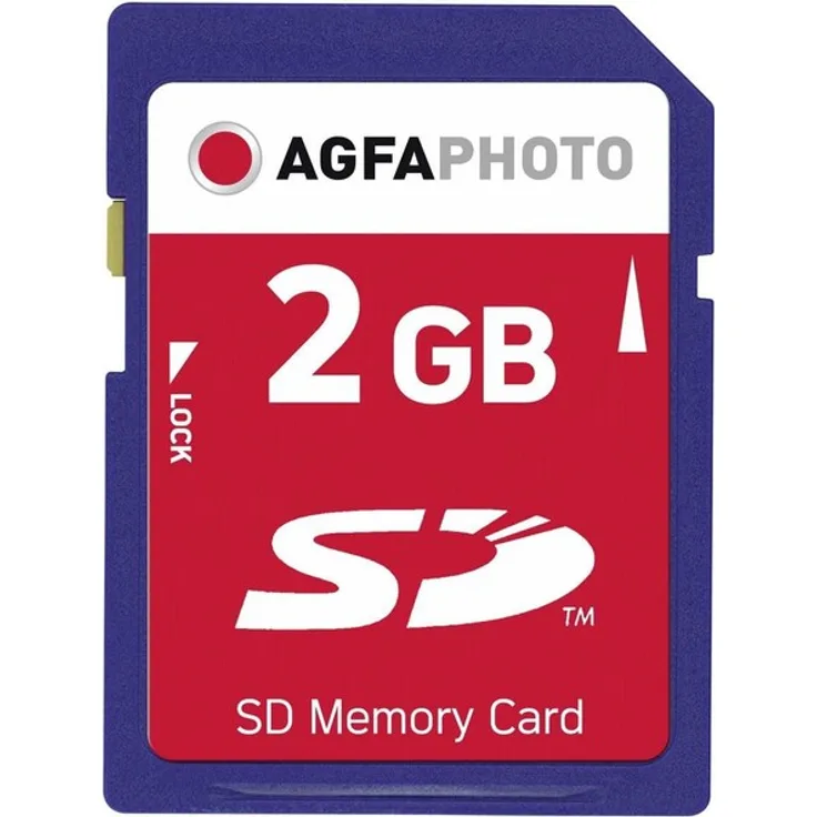 AgfaPhoto Secure Digital (SD) 2GB Eco Speicherkarte
