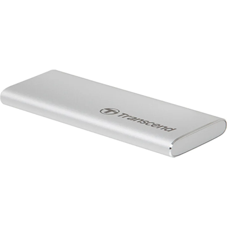Transcend ESD240C - Solid-State-Disk - 240 GB - extern (tragbar) - M.2 - USB 3.1 Gen 2 (USB-C Steckverbinder) - Silber (TS240GESD240C) – Bild 5
