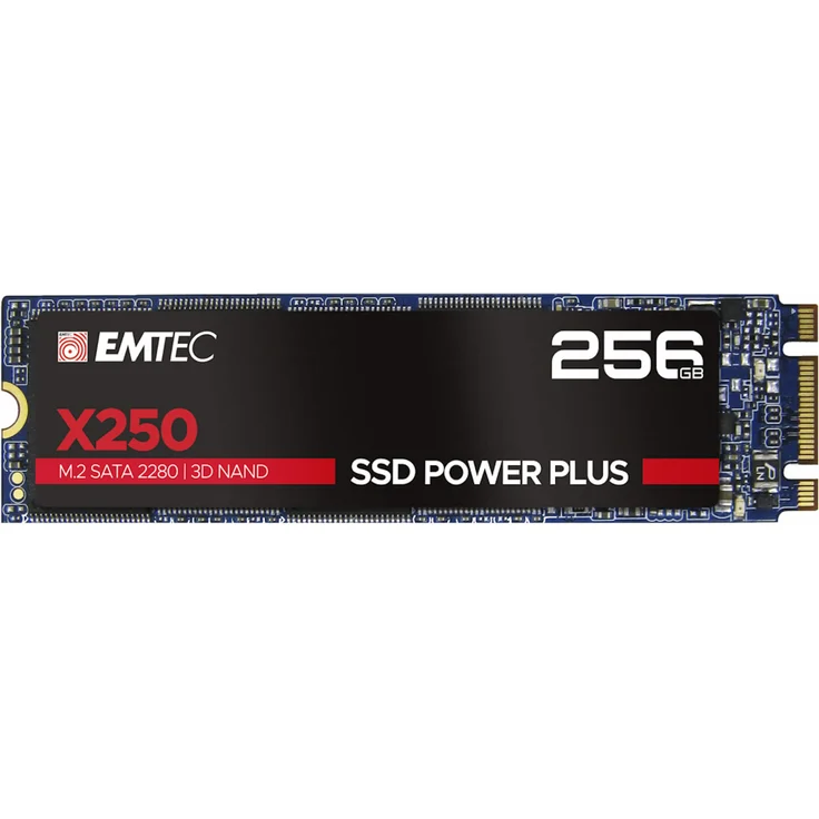 EMTEC SSD Power Plus X250 - Solid-State-Disk - 256 GB - intern - M.2 2280 - SATA 6Gb/s (ECSSD256GX250) – Bild 3