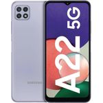 Samsung Galaxy A22 5G Smartphone 16,8cm (6,6 Zoll) TFT-Display, 64GB interner Speicher, 4GB RAM, Dual-SIM, Android 11, Violett