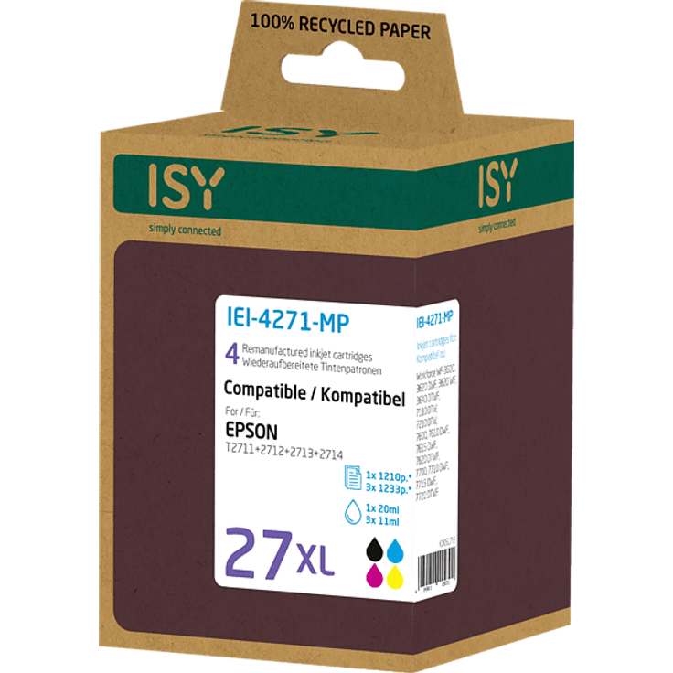 ISY IEI-4271-MP Tintenpatrone Mehrfarbig