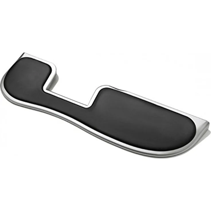 CONTOUR RollerWave2 Schwarz ergonomie Design extra grosses Handgelenkspolster passend zu RollerMouse Pro2 und Classic2