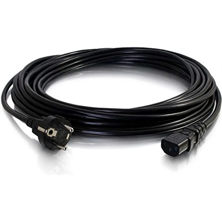 CABLESTOGO Cables to Go 88547 American Wire Gauge 16 universales Stromkabel (IEC320C13 auf E7-7, 10m)