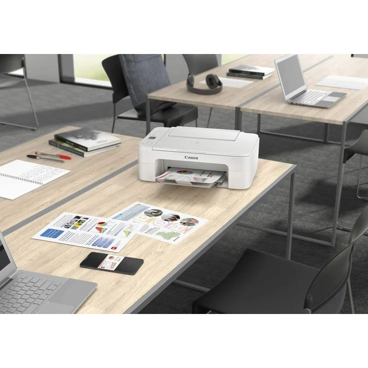 Canon PIXMA TS3351 (3-in-1) Multifunktionsdrucker - (Tintenstrahl) Farbe, Druckgeschwindigkeit: 7,7 s/w, 4 Farbe, Auflösung: 4800 x 1200, USB, WLAN, AirPrint, Cloud Print (3771C026) – Bild 4