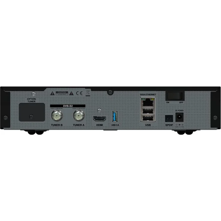 GigaBlue UHD UE 4K 2 x DVB-S2, HDMI, EPG, Aufnahmefunktion, schwarz – Bild 5