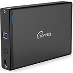 Sonnics Desktop Externe Festplatte USB 3.0 High Speed für Samsung & LG Smart TV Schwarz 2TB