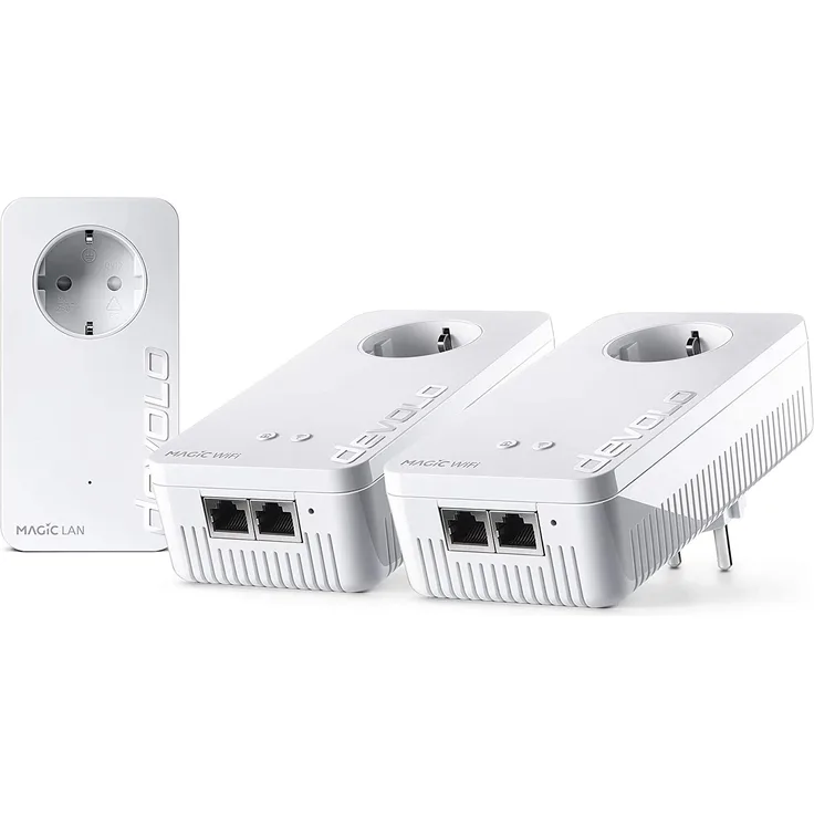devolo Magic 2 WiFi next Multiroom Kit Powerline, 3 Adapter