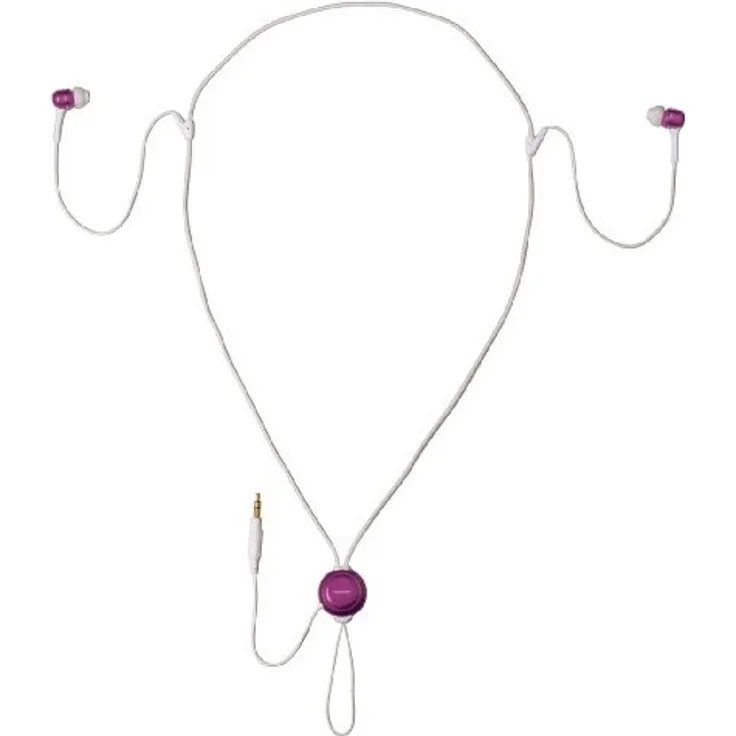 Thomson HED136 Mikro--MP3-Kopfhörer, Metallic-Pink