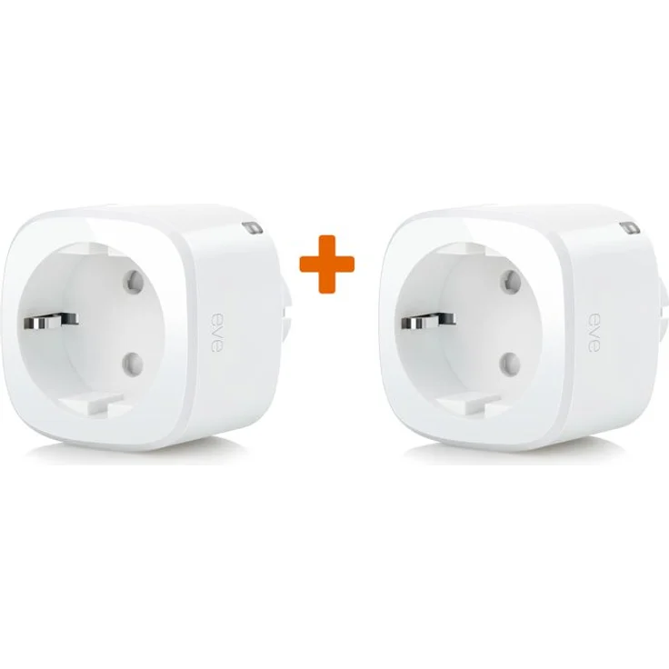 Eve Energy Duo Stromsensor und Schalter Apple HomeKit 2er Pack Weiß – Bild 1
