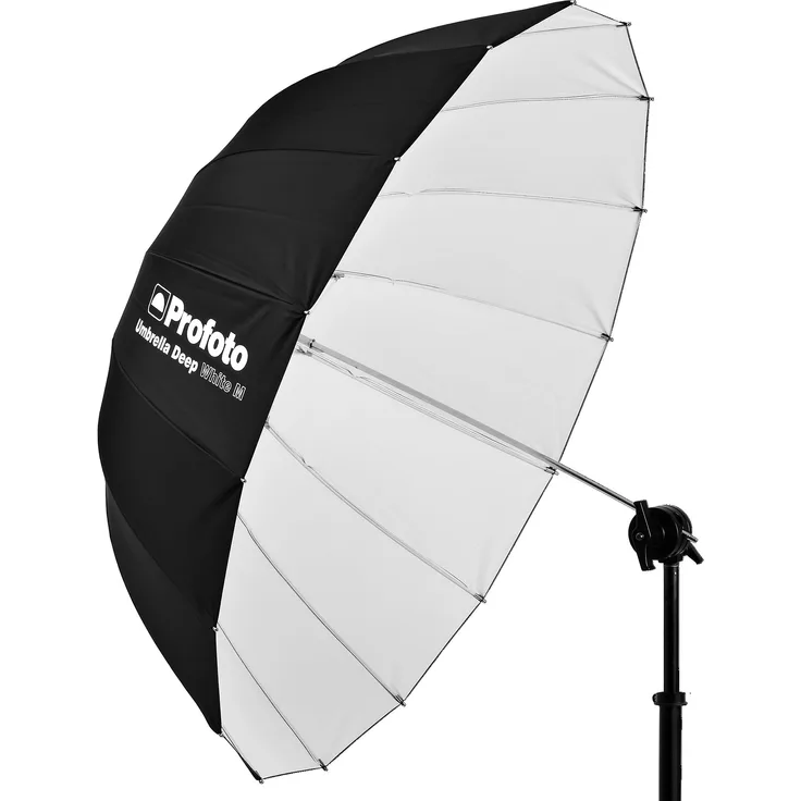 Umbrella Deep White M (105cm-41)