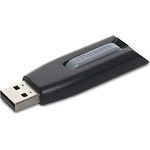 Verbatim Store 'n' Go V3 USB-Stick 256 GB, Stick mit USB 3.0 und SuperSpeed Schnittstelle, Schiebemechanismus - schwarz