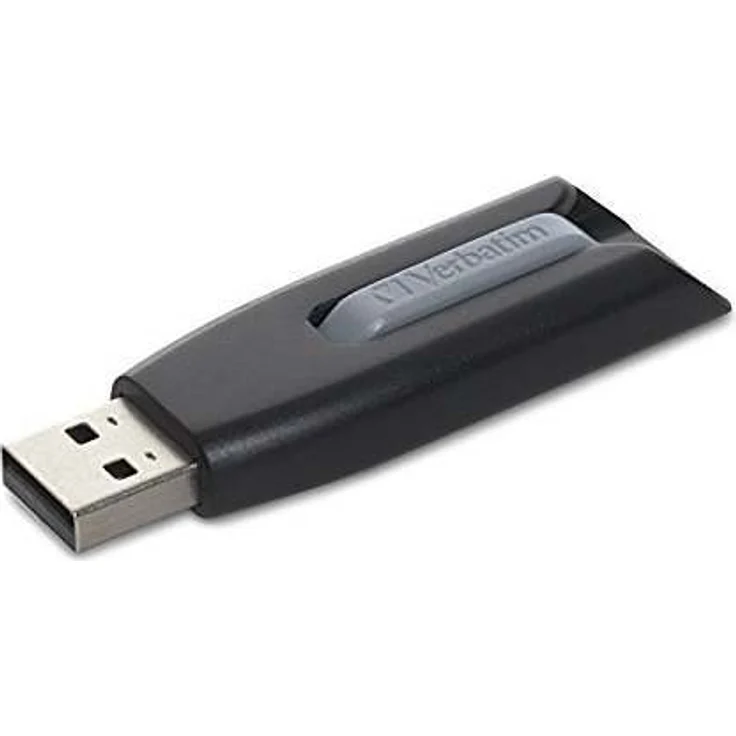 Verbatim Store 'n' Go V3 USB-Stick 256 GB, Stick mit USB 3.0 und SuperSpeed Schnittstelle, Schiebemechanismus - schwarz – Bild 1