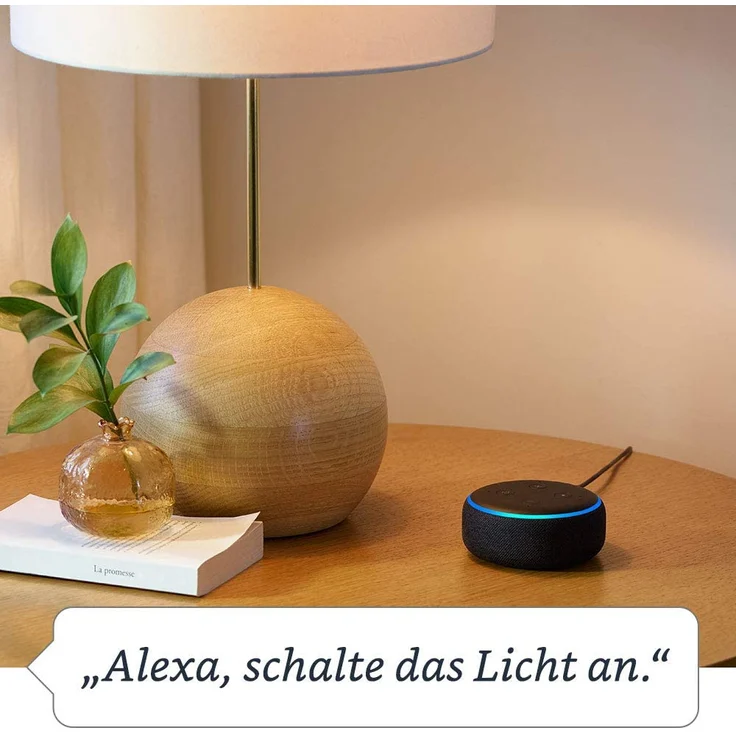 Amazon Echo Dot (3. Generation) Sprachassistent Anthrazit/Stoff US-Version mit EU-Adapter - Preisvergleich – Bild 5