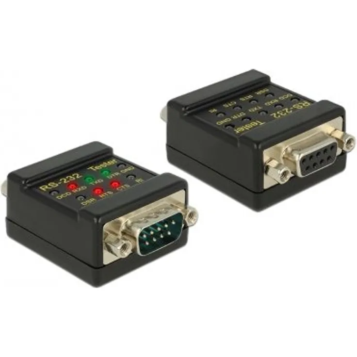 DeLock RS-232 Tester DB9 Buchse > DB9 Stecker