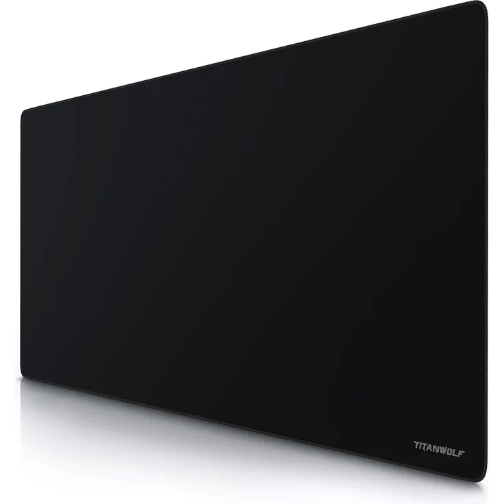 CSL - Übergröße Mauspad Gaming Titanwolf 1200x600mm - XXXL Mousepad groß mit Motiv - Tischunterlage Large Size - verbessert Präzision und Geschwindigkeit - XXL z.B. für Logitech Maus und Tastatur