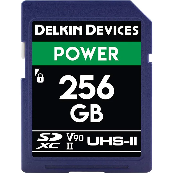 Delkin Devices SDXC UHS-II (U3-V90) Speicherkarte, 256 GB