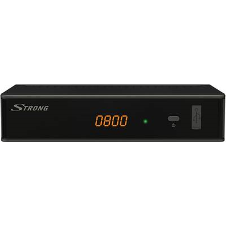 Strong SRT 3002 HD Receiver für digitales Kabelfernsehen DVB-C Full HD HDTV, HDMI, SCART, USB, Mediaplayer Schwarz