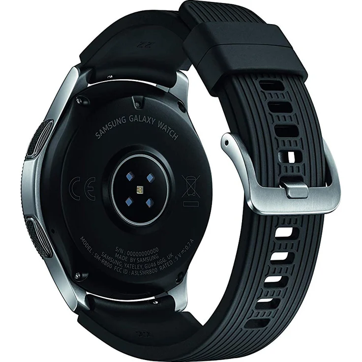Samsung Galaxy Watch Smartwatch GPS, Unisex, 46mm, Edelstahlgehäuse, Silber – Bild 6