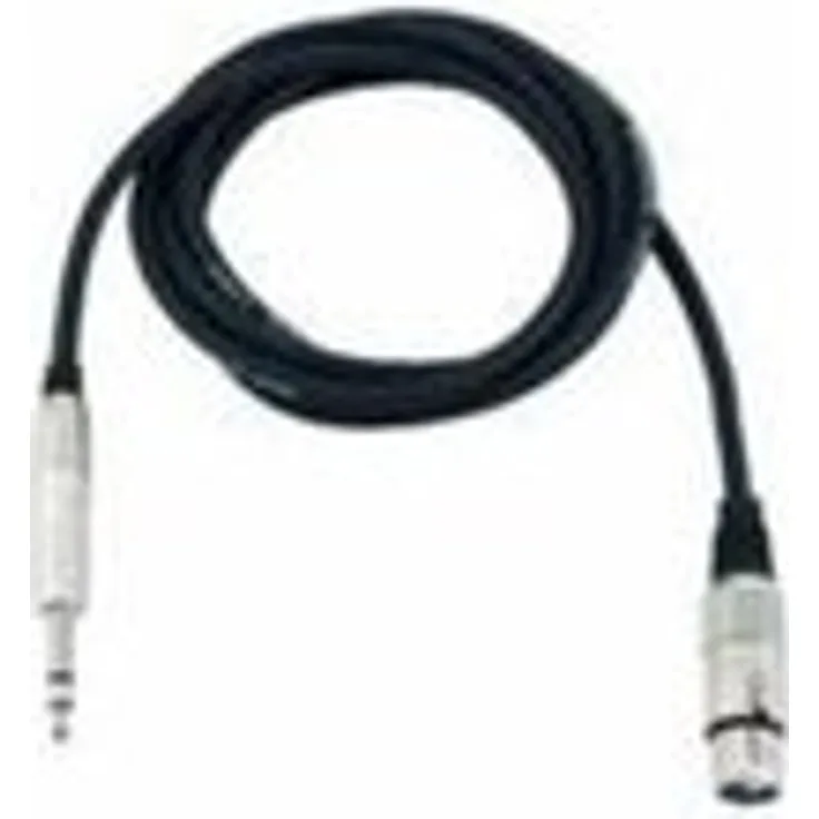 Omnitronic Adapterkabel XLR (F) / Klinke stereo 0,9m schwarz