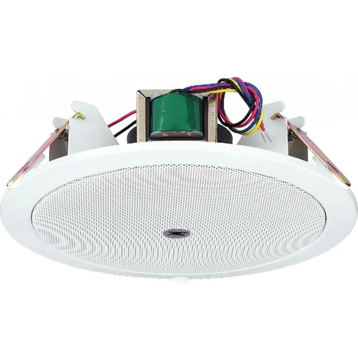 Monacor Deckenlautsprecher EDL-612 PA Einbau-Lautsprecher - 12 Watt - weiß