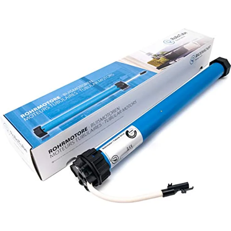 RolloTube C-line Medium, 10 Nm, SW60 - Rohrmotor Rollladenmotor - selbstlernender Motor mit Sanftanschlag, Positionserfassung, Blockiererkennung (CLIM 10-16PZ, 22601056)