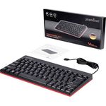 Perixx USB-Tastatur Deutsch, QWERTZ Schwarz USB-Anschluss (PERIBOARD-422 DE)