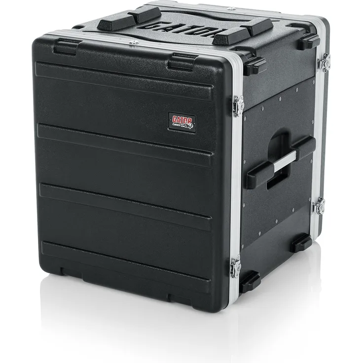 Gator 12U 49 cm Rack - Konsole tief (geformtes PE, Rack-Schienen vorne-hinten, Verschluss)