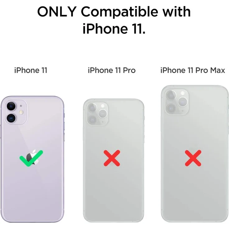 Spigen Rugged Armor Hülle, geeignet für Apple iPhone 11, robuste TPU Silikon Schutzhülle, stylisch, Karbon Handyhülle Case, Matte Black, Handy-Schutzhülle, schwarz (076CS27183) – Bild 2