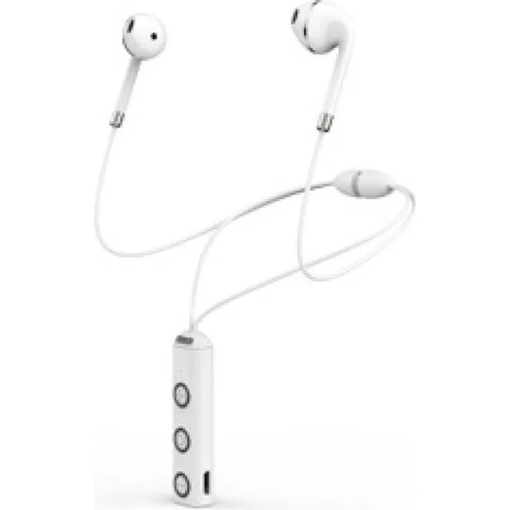 Wisam Sport In-Ear Kopfhörer, mit Bluetooth, Mikrofon, weiß