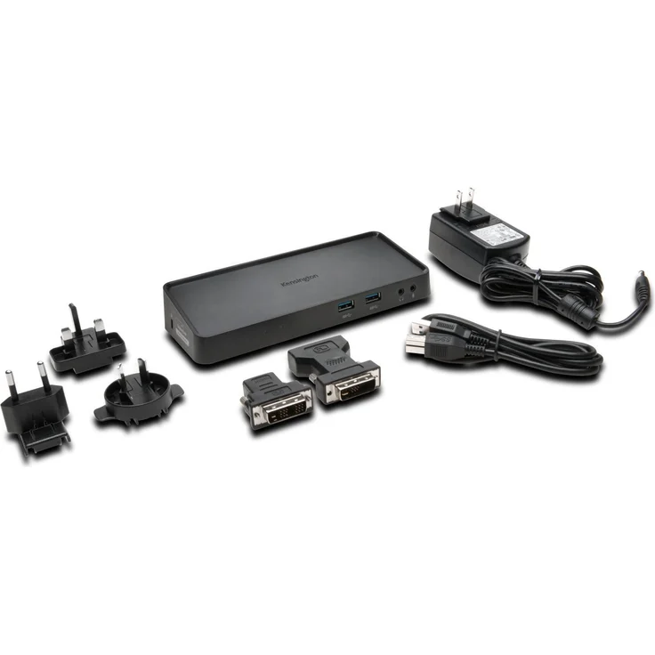 Kensington SD3600 Universal USB 3.0 Dual-Dockingstation montierbar für Win-Vista-XP-Mac, ideal fürs Home Office, schwarz, K33991WW – Bild 5