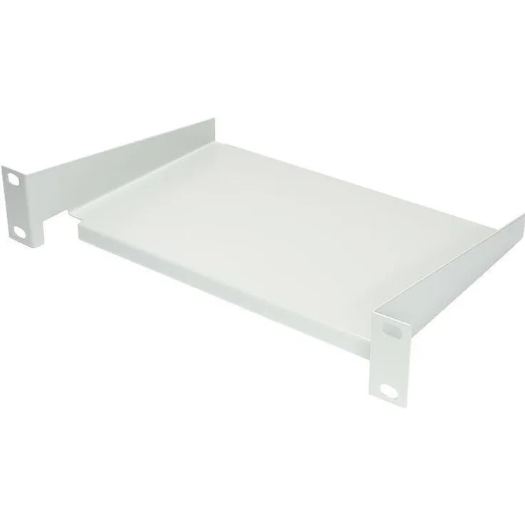 10'' Fachboden, Befestigung Vorne, Einbautiefe 160 mm, lichtgrau (RAL7035)