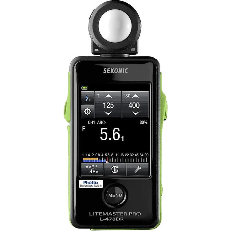 Sekonic sk011766 – Belichtungsmesser l-478dr-px Phottix, Schwarz