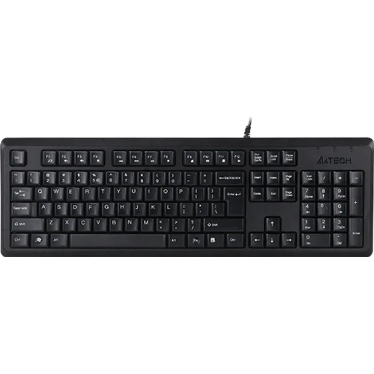 A4tech A4TKLA46007 - Standard - USB - QWERTY - Schwarz