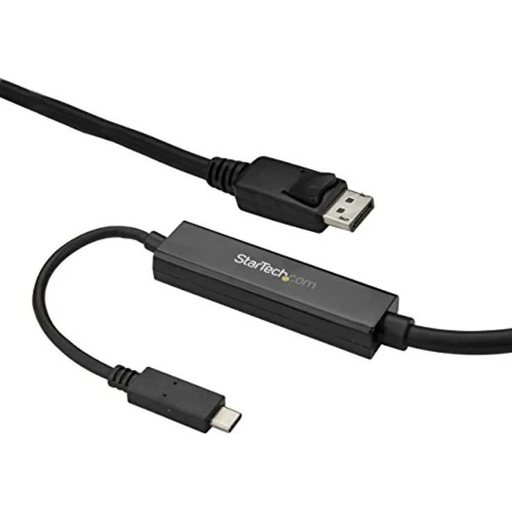 StarTech.com 3 m (10 ft.) USB-C to DisplayPort Cable - 4K 60Hz - Black - Externer Videoadapter - STM32F072CBU6 - USB-C - DisplayPort - Schwarz