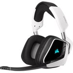 Corsair Void Elite RGB USB Gaming Headset (7.1 Surround Sound, iCUE RGB-Beleuchtung, Mikrofaser und Memory-Schaumstoff Ohrpolster, für PC, Xbox One, PS4, Switch und Mobilgeräte) weiss