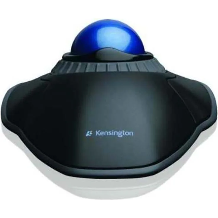 Kensington Orbit Maus, Kabellose mobile und kompakte ergo. Trackball-Maus, für Mac und Windows mit Touch-Scrolling und opt.Tracking, f. Rechts- und Linkshänder, ideal fürs Home Office, blau, K72337EU
