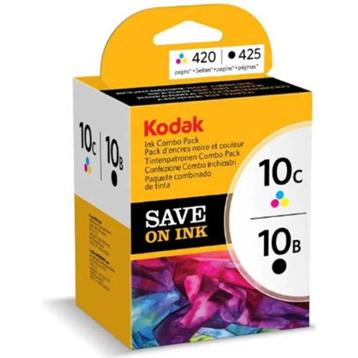 Kodak Tintenpatronen Combo Pack, 10B und 10C, schwarz