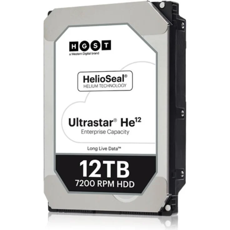WD Ultrastar DC HC520 HUH721212ALE604 - Festplatte - 12 TB - intern - 3.5 Zoll (8.9 cm) - SATA 6Gb/s - 7200 rpm - Puffer: 256 MB (0F30146) – Bild 1