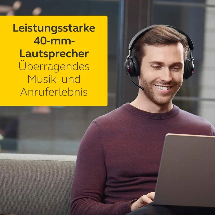 Jabra EVOLVE2 65 USB-C UC Stereo Black – Bild 9