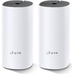 TP-Link Deco P9 Powerline WLAN Mesh Set (Dualband 1200Mbit-s + HomePlug 1000Mbit-s, Reichweite bis zu 370m², Qualcomm Core, 4xGigabit-Ports, kompatibel mit Alexa, Schnellinstallation) weiß