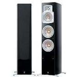 Yamaha NS 555 Stand Lautsprecher System (3-Wege Bassreflex, Waveguidehorn, 100W) klavierlackschwarz, 1 Stück Front-Lautsprecher - 100 Watt - schwarz