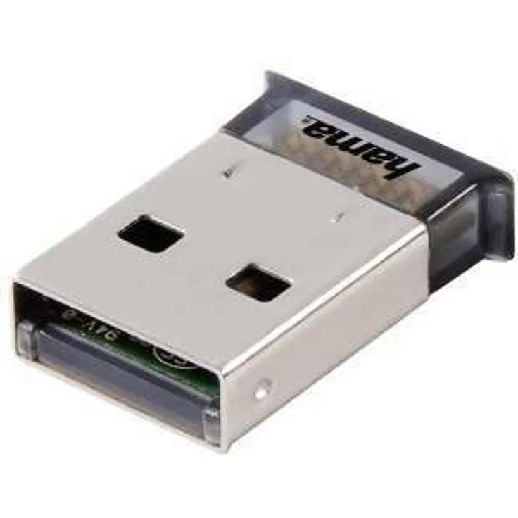 Hama Bluetooth-Adapter 4.0 (Nano-Bluetooth-Dongle, inkl. EDR, abwärtskompatibel, USB-Adapter) schwarz